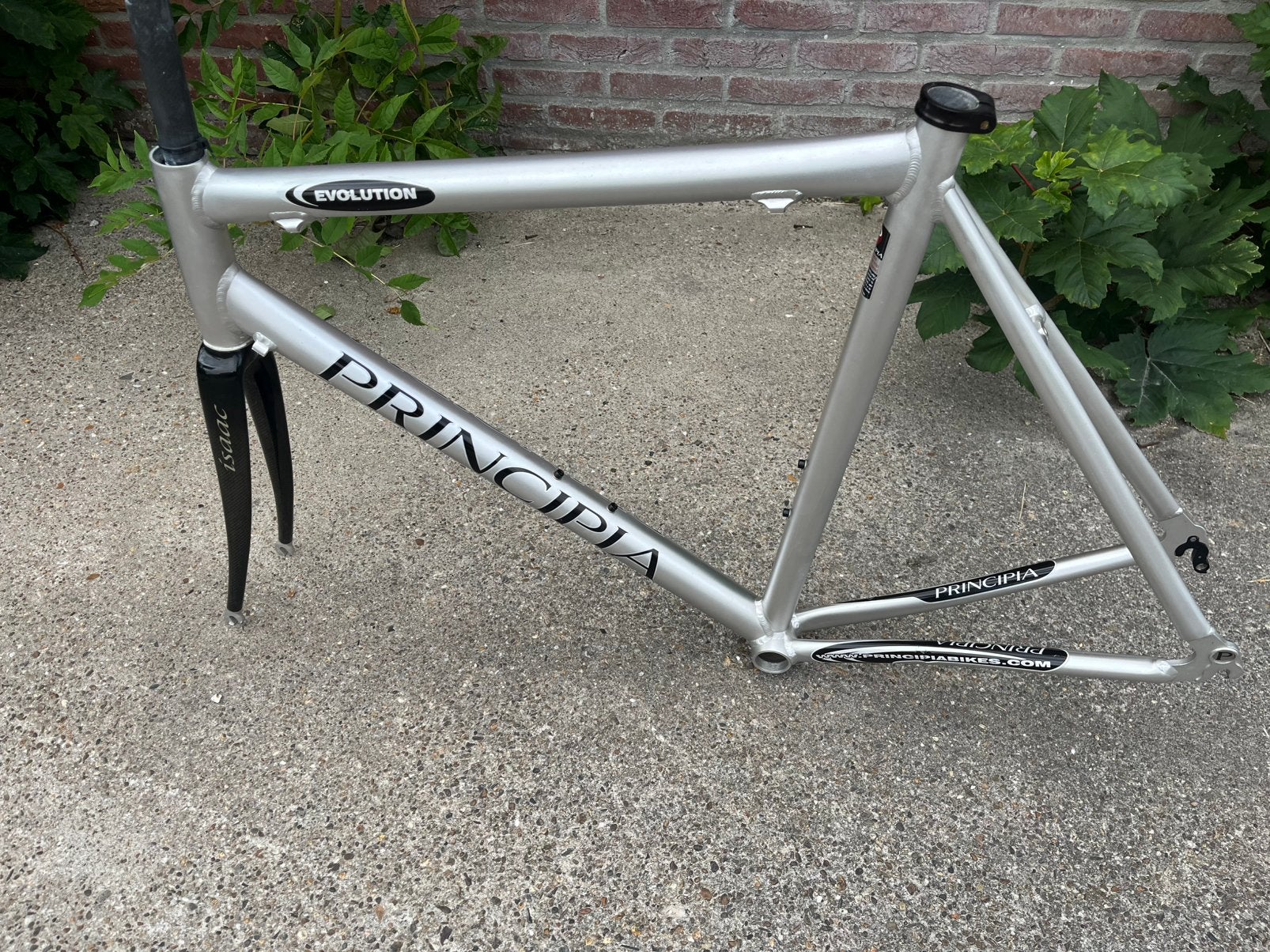Principia Evolution alu frame + carbon vork 59cm HT gebruikt, Ophalen, Frame, Gebruikt, Aluminium