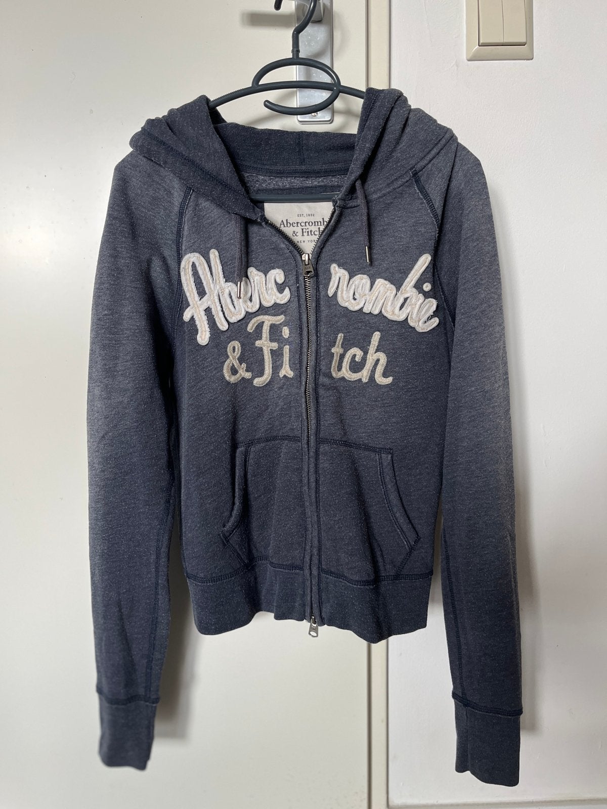 Abercrombie & Fitch vest - Maat L, Maat 42/44 (L), Ophalen of Verzenden, Grijs, Gedragen