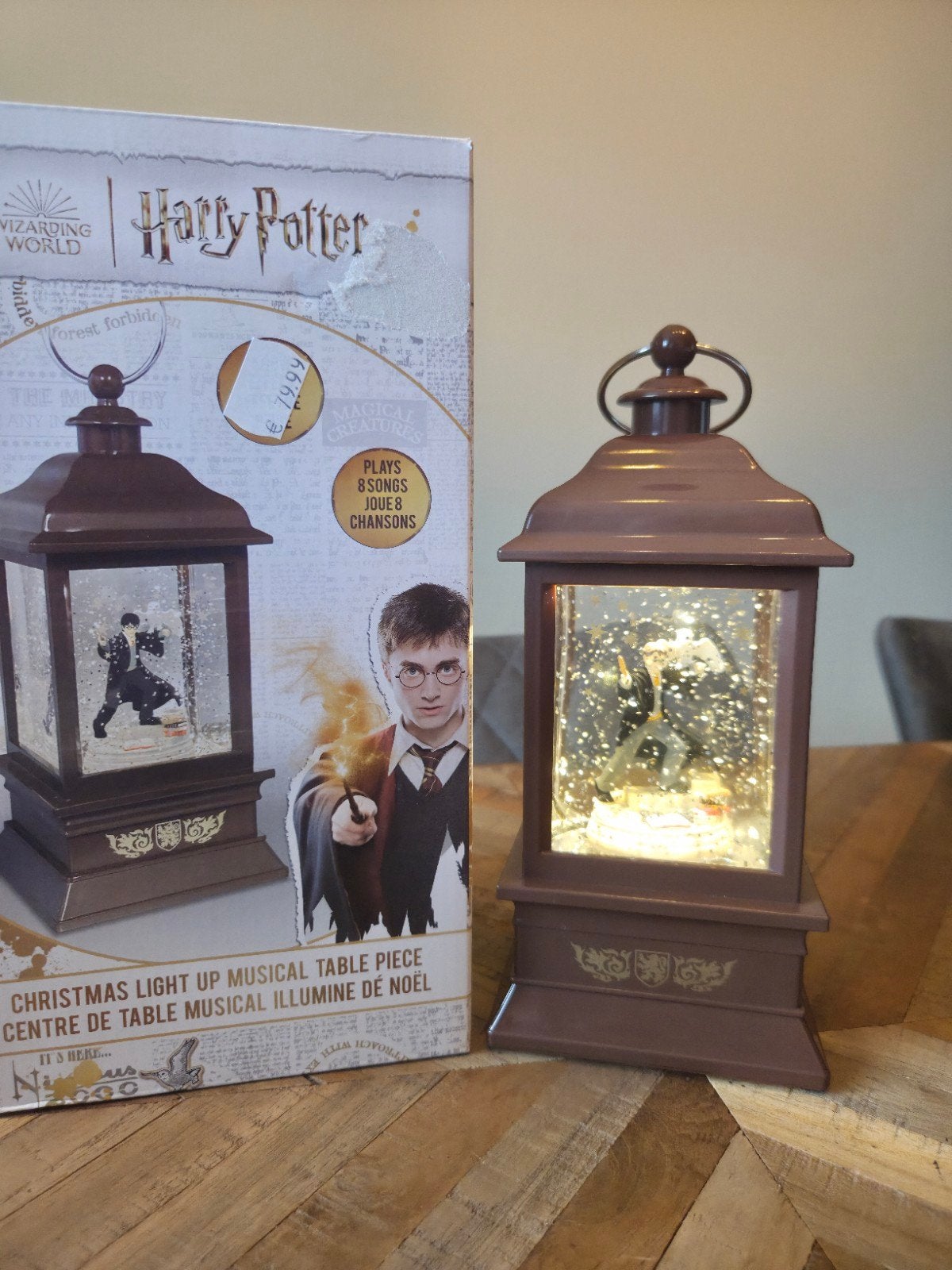 Harry Potter Kerst Muzikale Tafellamp - Wizarding World, Ophalen of Verzenden, Nieuw, Gebruiksvoorwerp