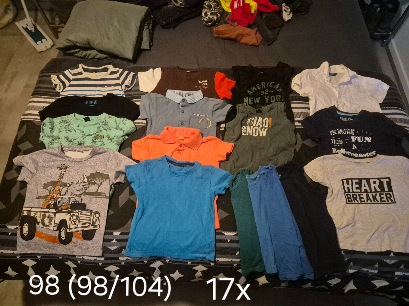 Kledingpakket Jongenskleding Maat 98/104 - 17 Stuks, Ophalen of Verzenden, Gebruikt, Maat 98