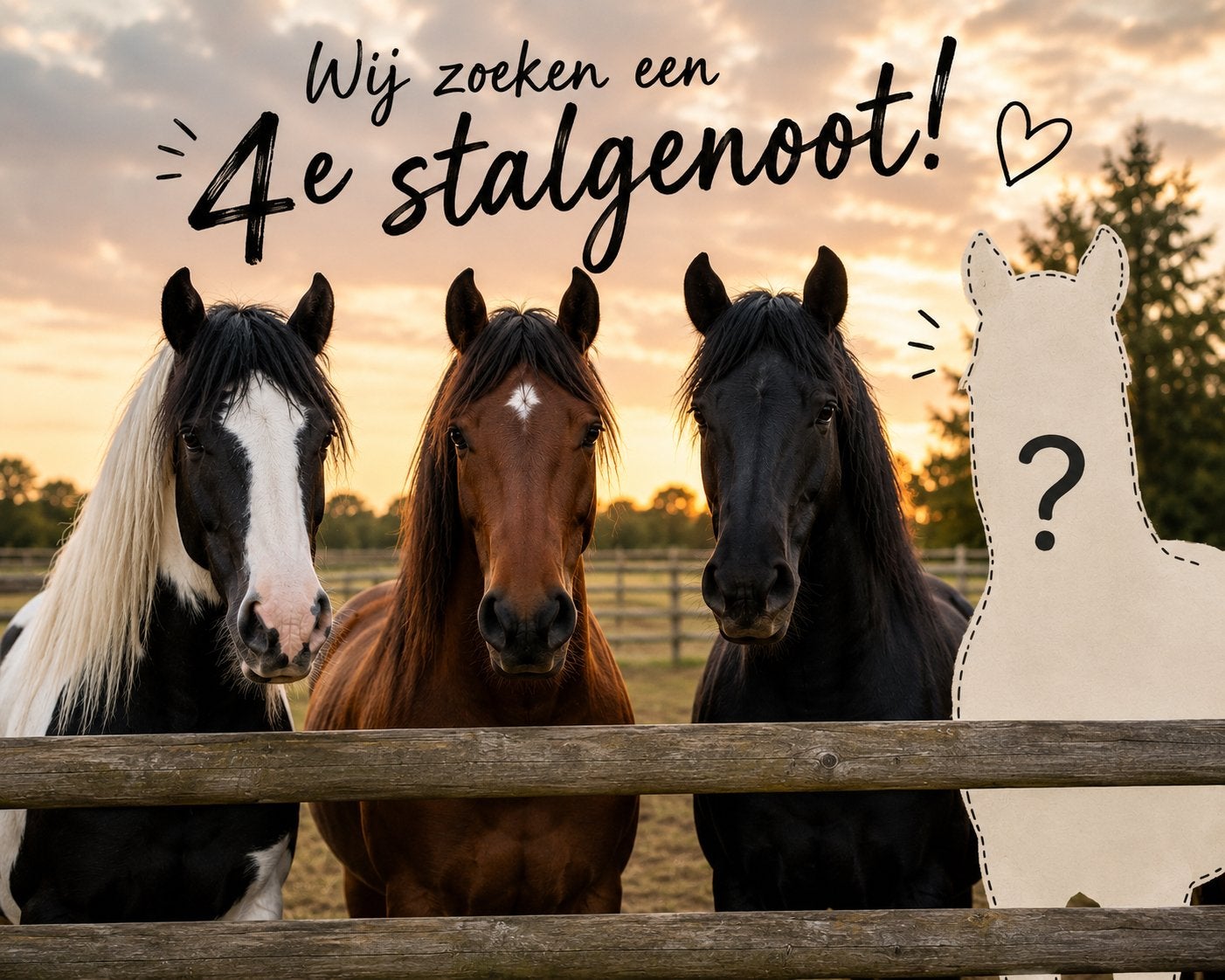 Stalgenoot gezocht!, Weidegang