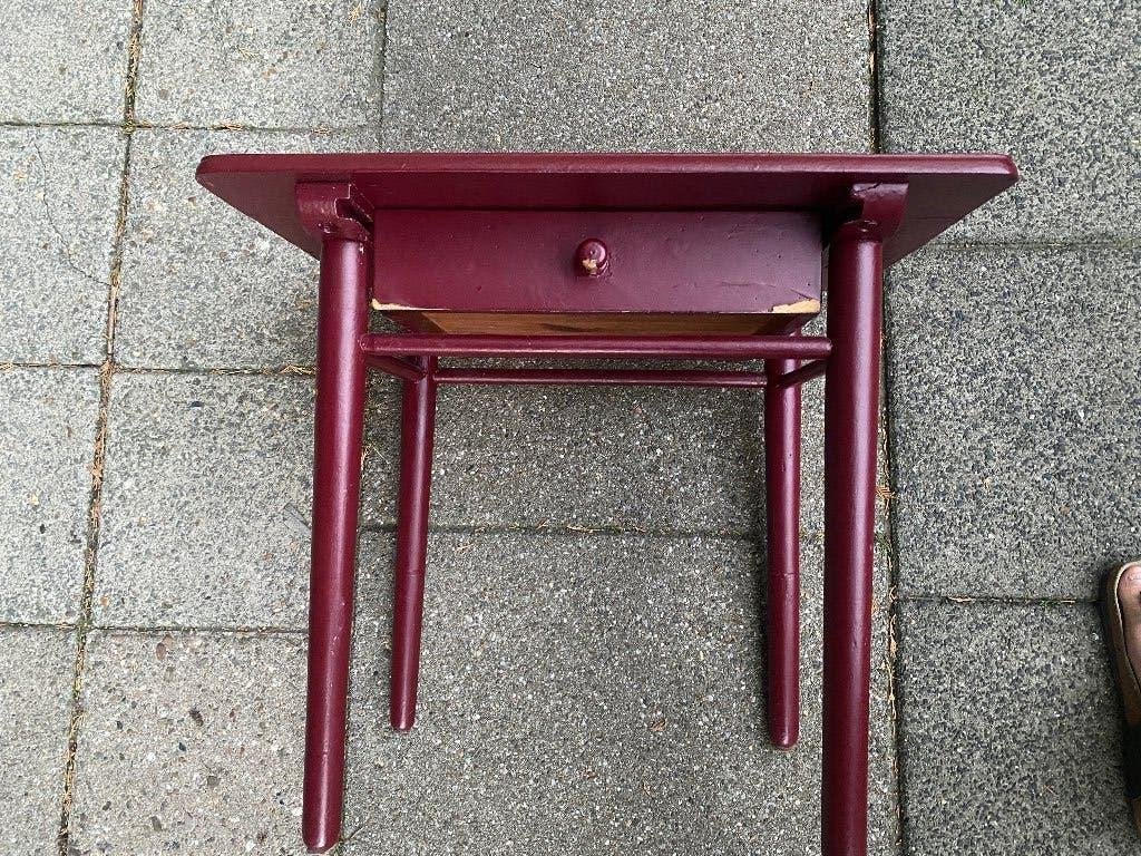 klein burootje met lade, Huis en Inrichting, Ophalen, Gebruikt, Hout, Kinderbureau