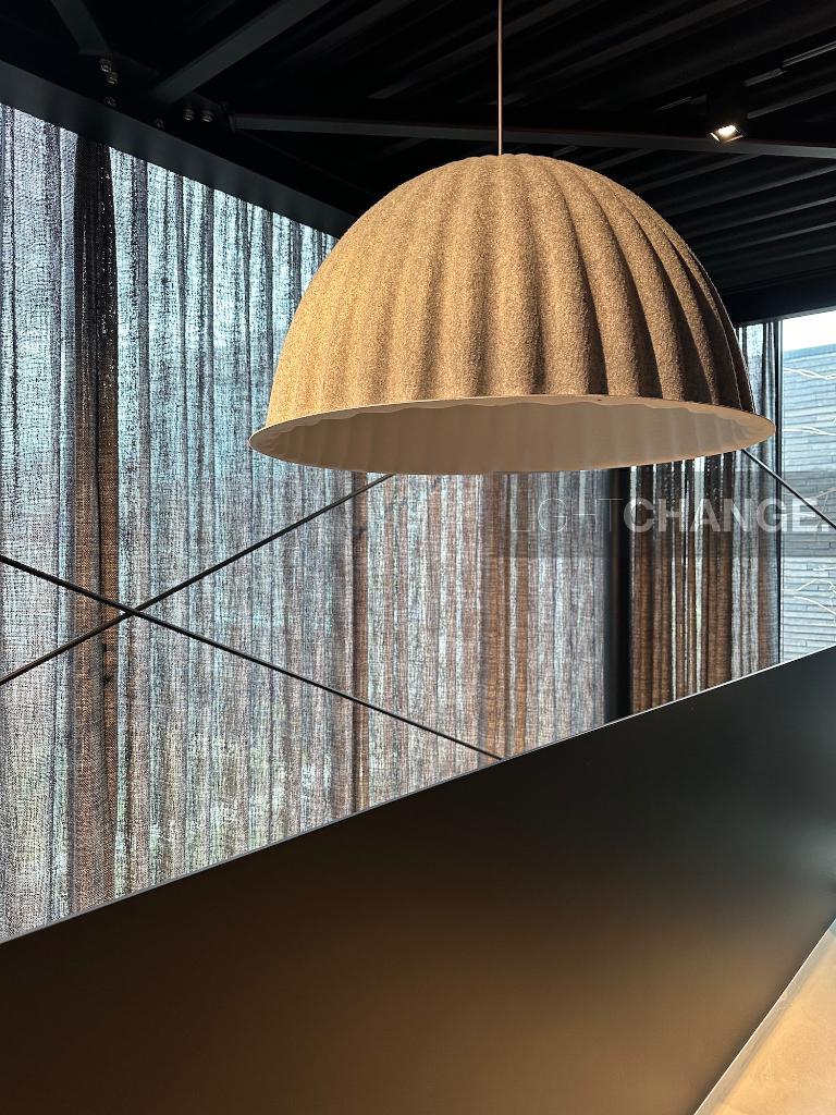 10x MUUTO UNDER THE BELL HANGLAMP groot 82 cm E27 led -75%, Huis en Inrichting, Lampen | Hanglampen, Stof, Waterstad 23, Zo goed als nieuw