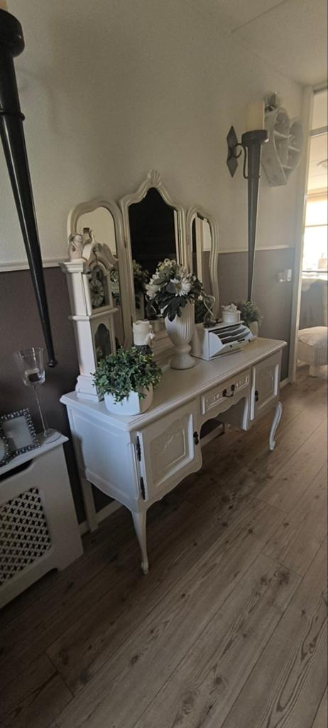 Queen Anne, Barok Kaptafel., Huis en Inrichting, Ophalen, Zo goed als nieuw, 100 tot 150 cm, 150 tot 200 cm