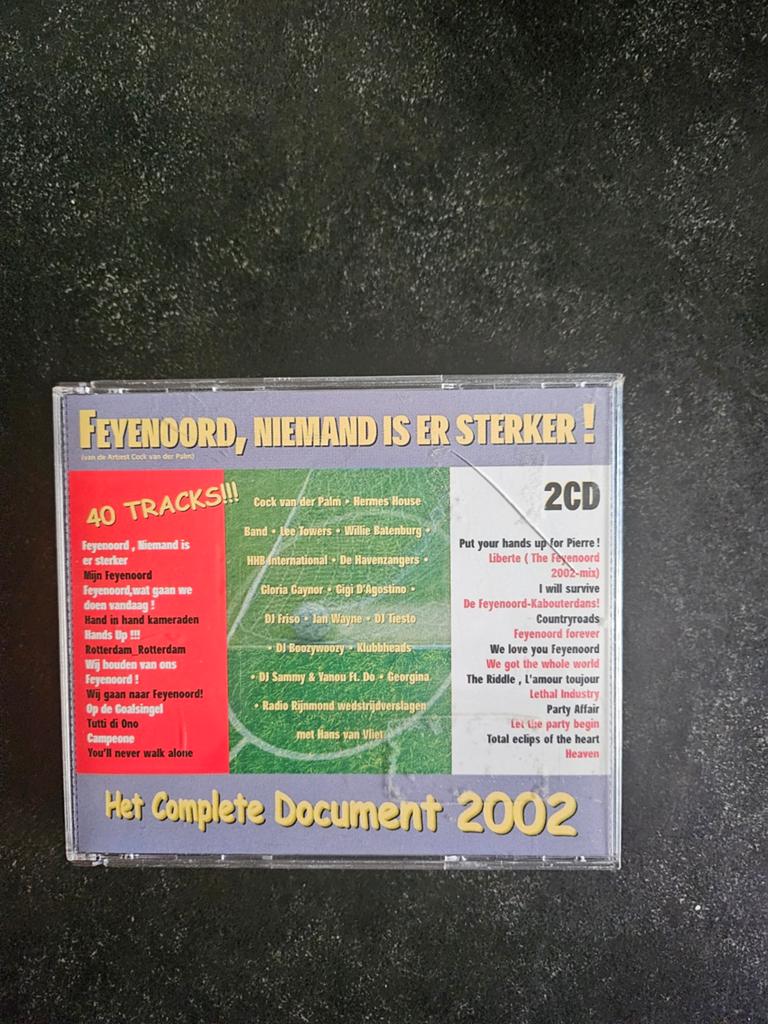 Feyenoord, niemand is er sterker! (2-cd), Ophalen of Verzenden, Zo goed als nieuw