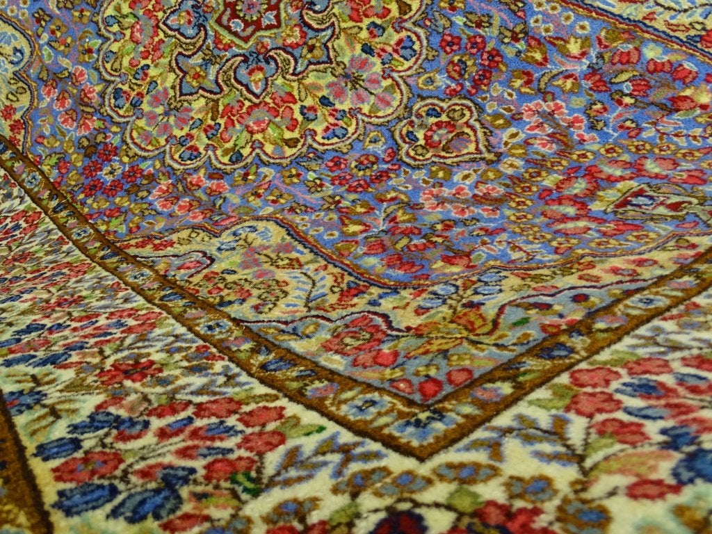 Perzisch tapijt - Kirman - 242 x 150 cm - Handgeknoopt, Eclectisch - Klassiek - Modern - Antiek, -, -, 150 tot 200 cm