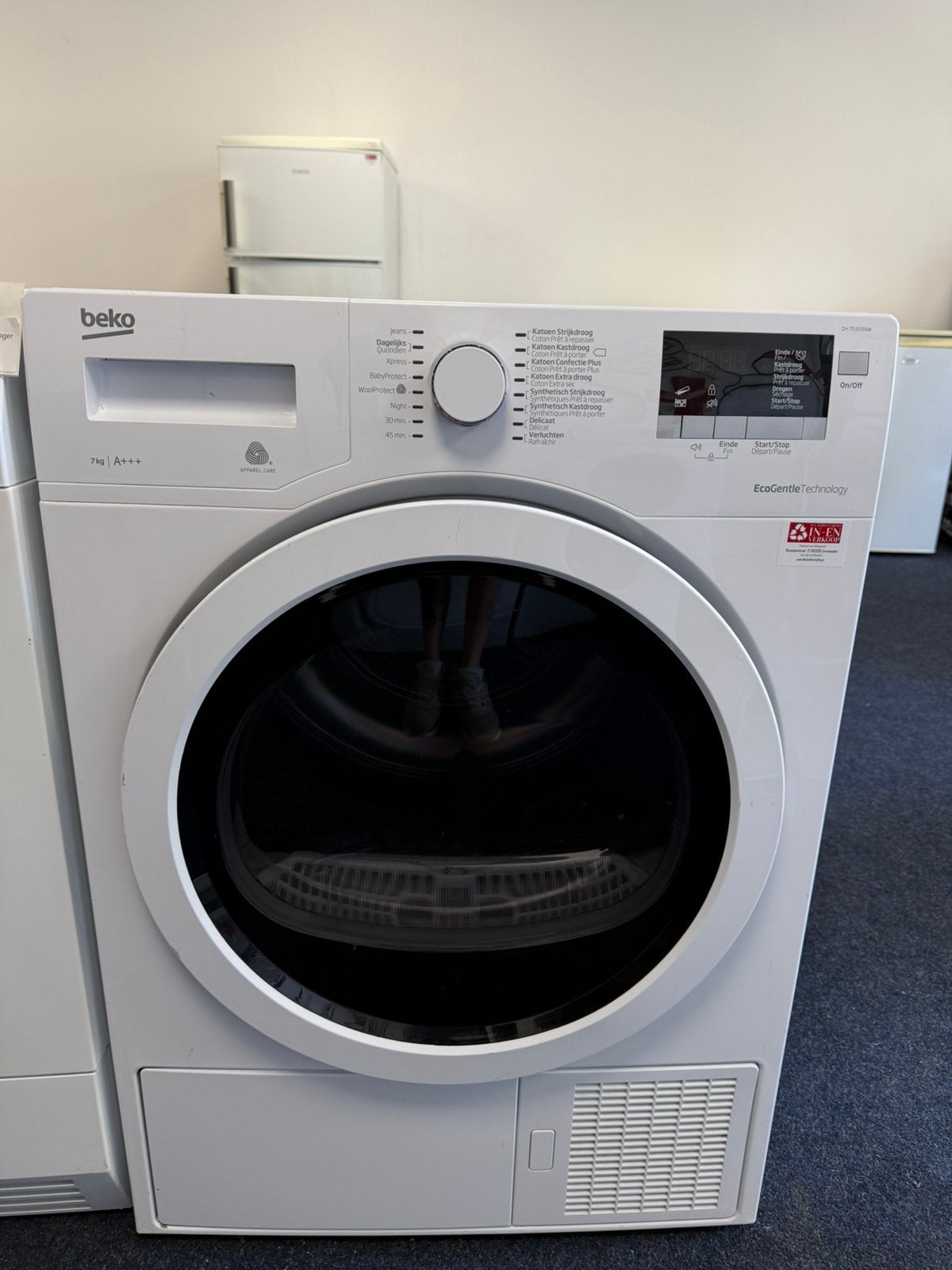 Beko 7kg warmtepompdroger incl garantie&bezorgen, Ophalen, Zo goed als nieuw, 85 tot 90 cm, Beko