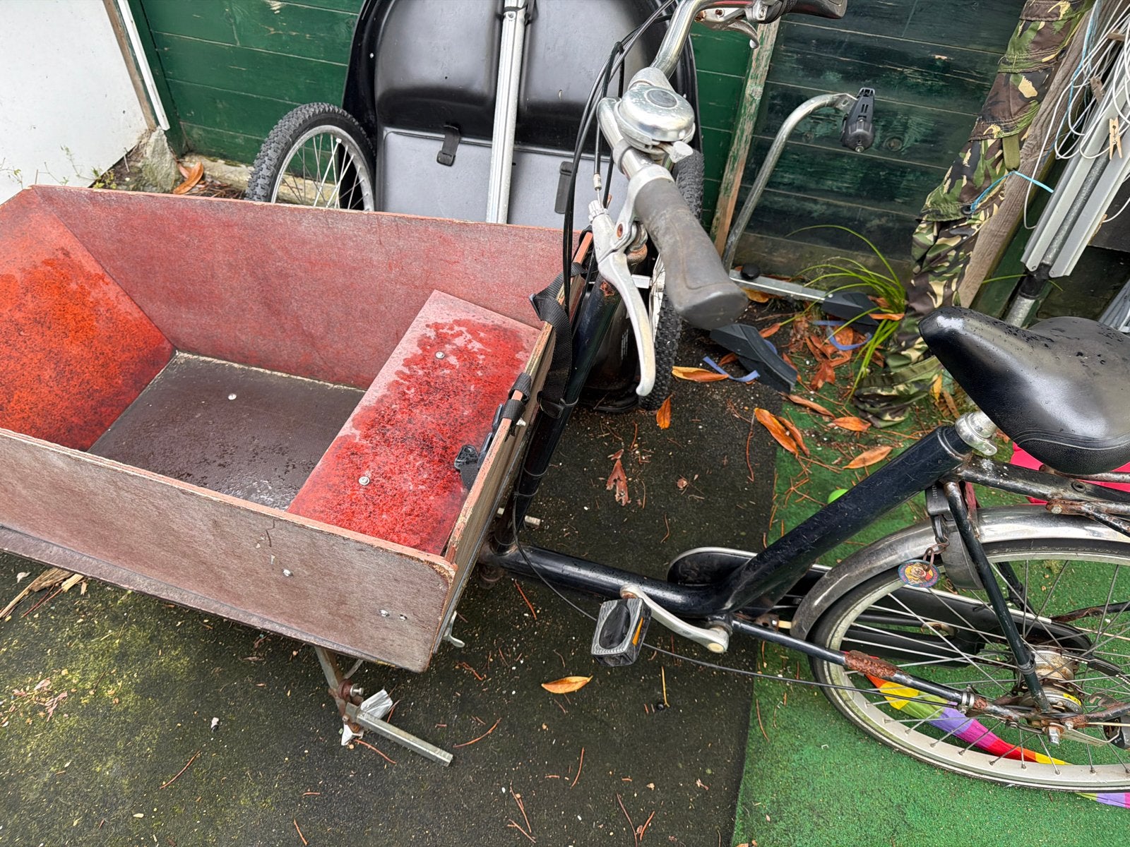 Bakfiets - Ideaal voor kinderen of goederen, Gebruikt, 2 kinderen, Trommelrem, Ophalen