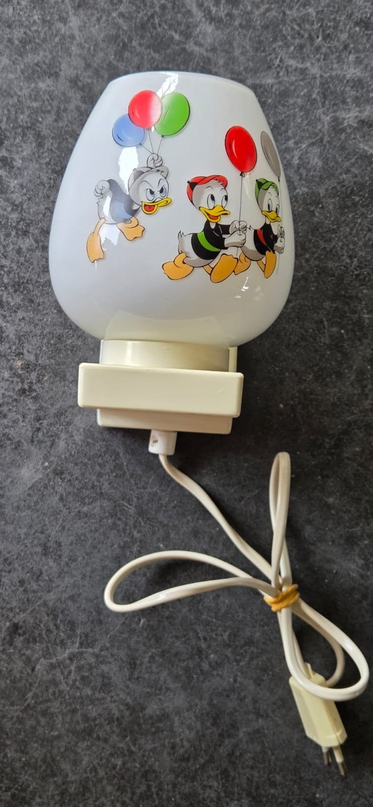 Retro vintage disney lamp wandlamp kwik kwek en kwak !, Ophalen of Verzenden