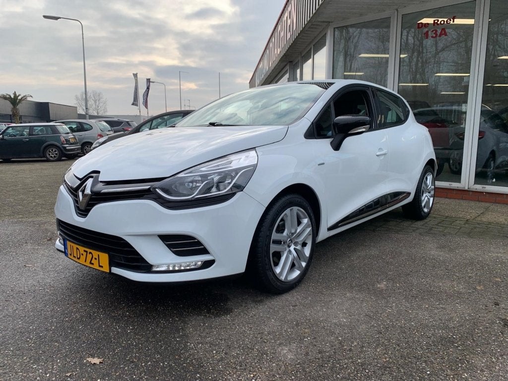 Renault Clio 0.9 TCe Limited (bj 2017), 898 cc, Stof, Gebruikt, Wit