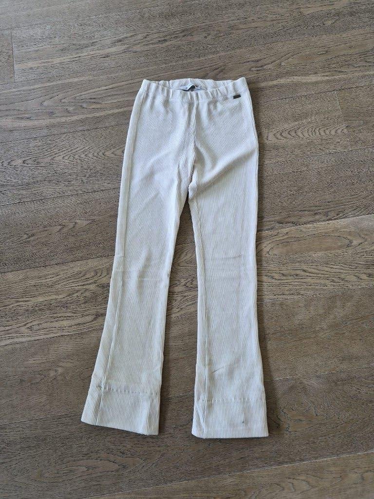 Flared broek Ambika maat M dames - créme, Kleding | Dames, Maat 38/40 (M), Wit, Ophalen of Verzenden, Zo goed als nieuw