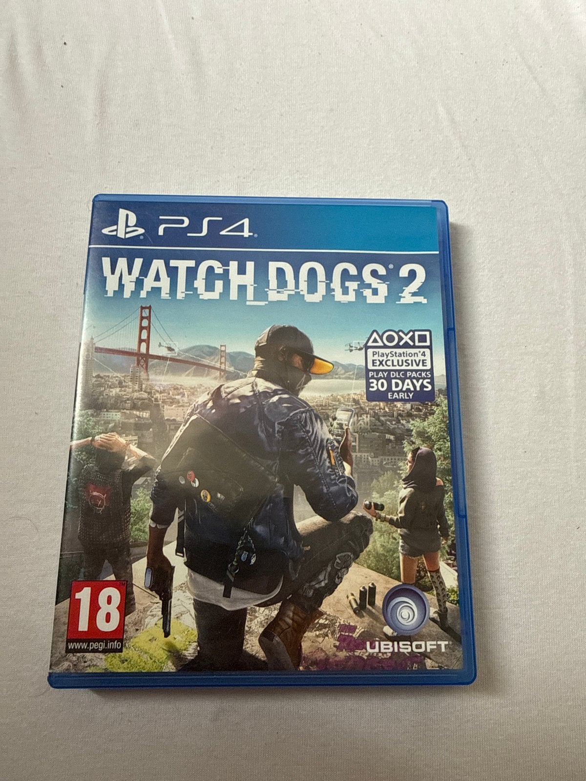 Watch Dogs 2 PS4 - Actie en Avontuur Game, Online, Vanaf 18 jaar, 1 speler, Zo goed als nieuw
