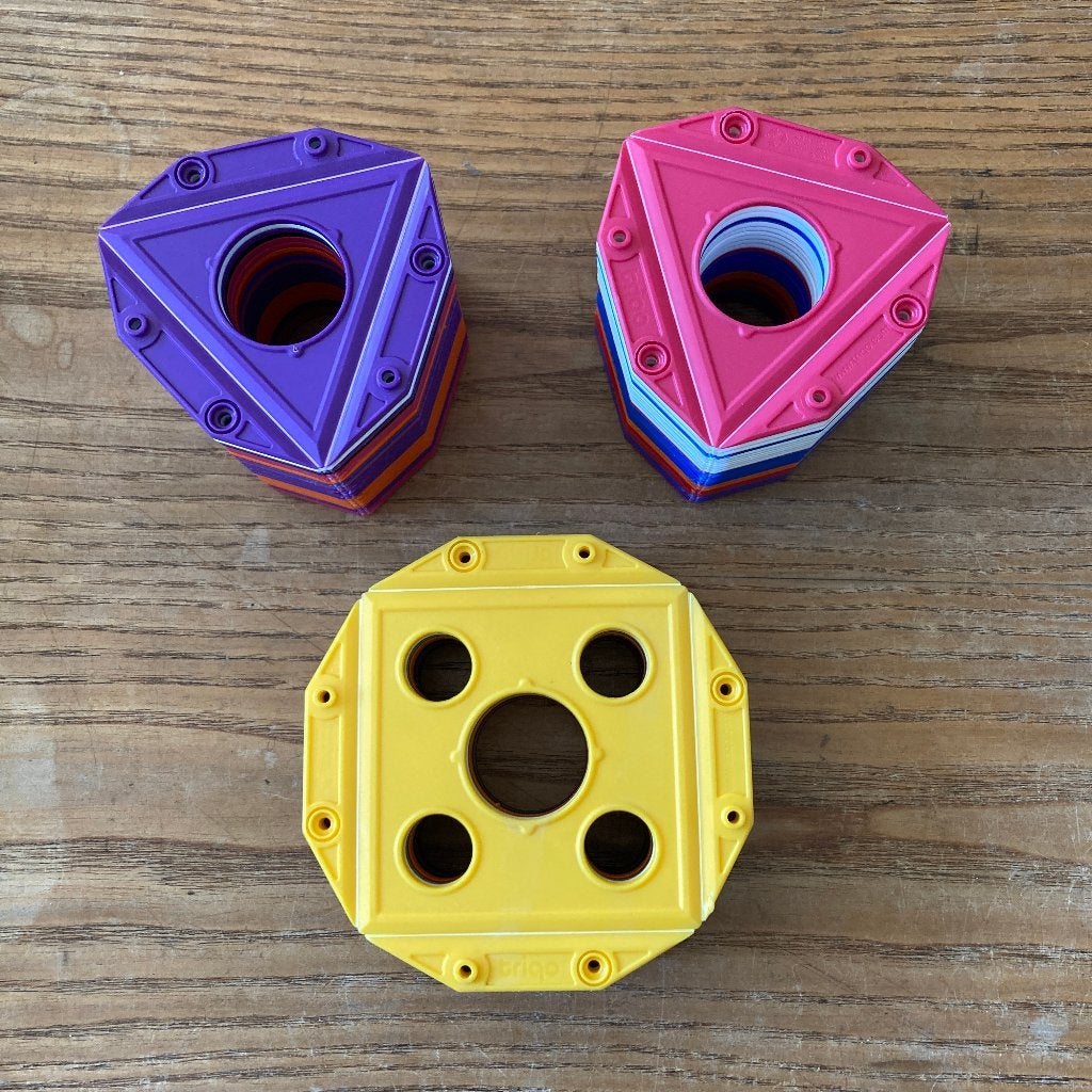 62 stuks Triqo (5+jr) vierkanten & driehoeken, Ophalen of Verzenden, Zo goed als nieuw, Overige merken