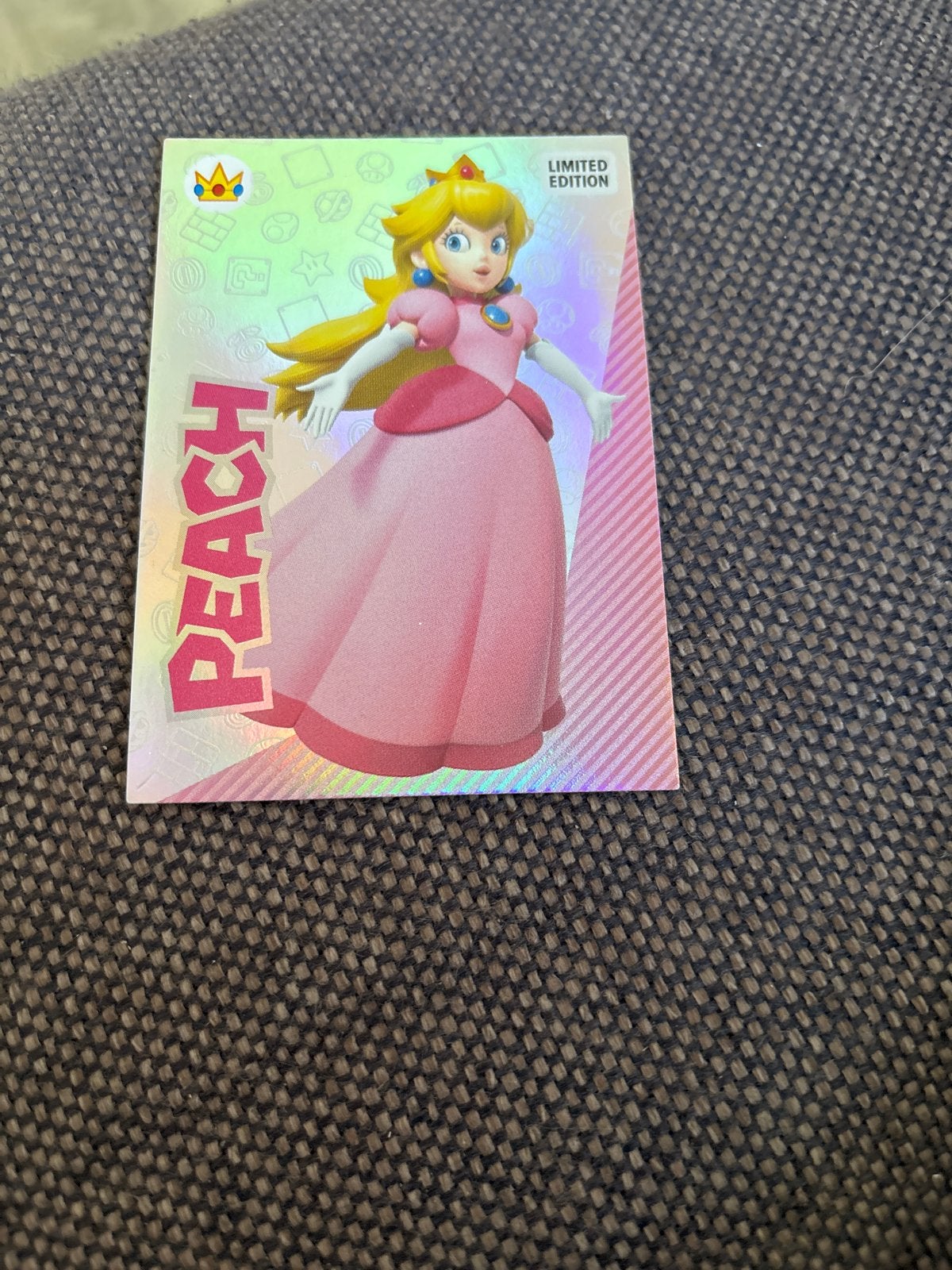 Super Mario Limited Edition Peach Plaatje, Ophalen of Verzenden, Zo goed als nieuw, Plaatje