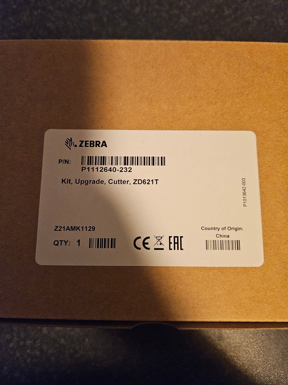 te koop zebra kit upgrade cutter ZD621T, Ophalen of Verzenden, Nieuw