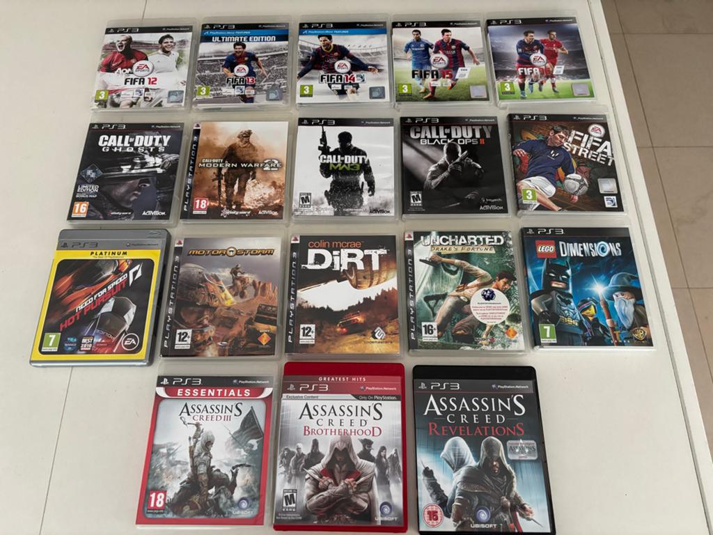 Grote collectie PS3 games: FIFA, Call of Duty, Assassin's Cr, Spelcomputers en Games, Games | Sony PlayStation 3, Gebruikt, Vanaf 18 jaar
