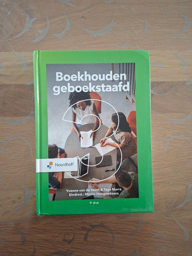 Boekhouden geboekstaafd 3 – Tekst en Opgaven | 9e Druk, Ophalen of Verzenden, Zo goed als nieuw, Overige niveaus