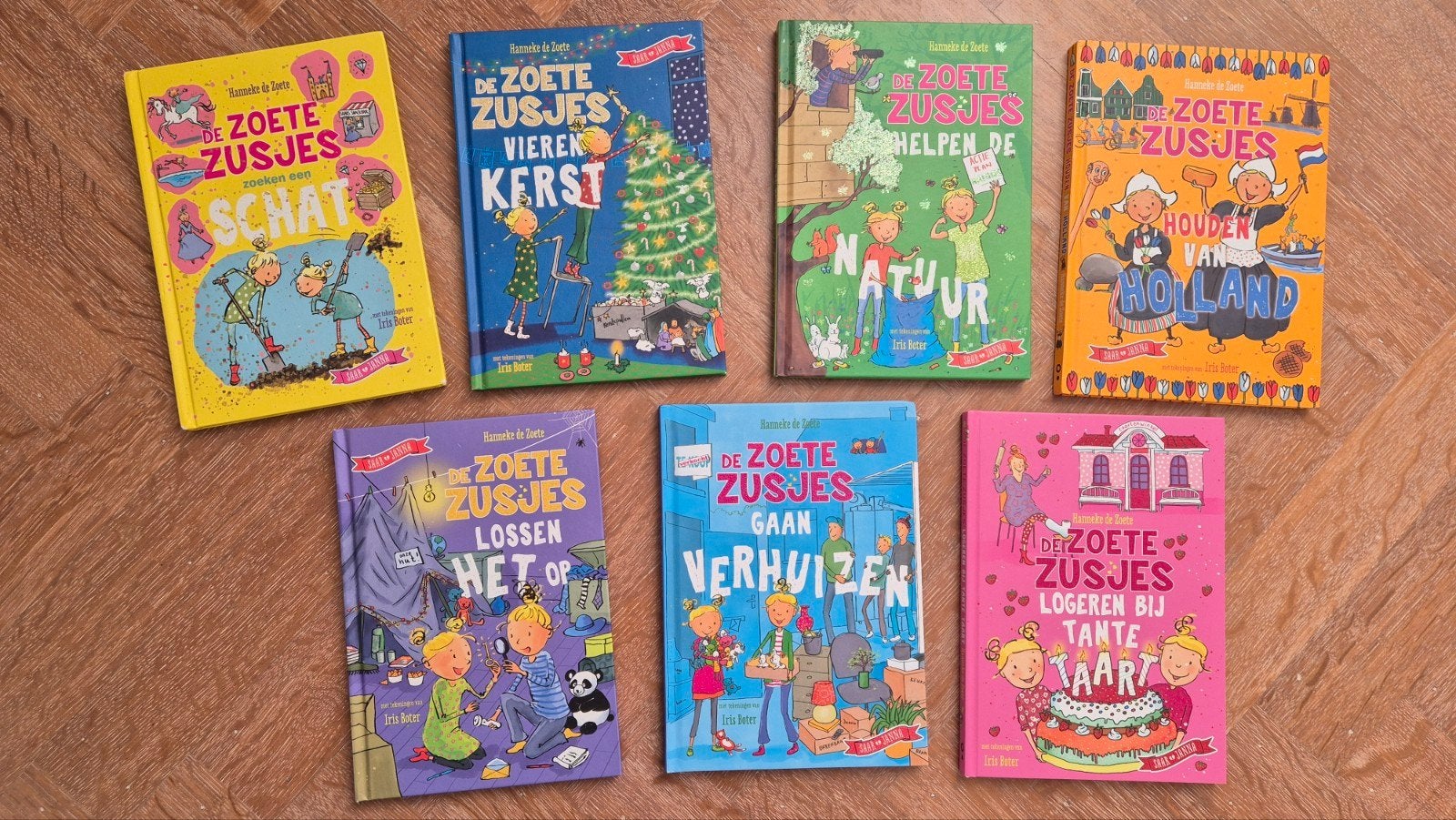 Set De Zoete Zusjes boeken - (7 stuks), Ophalen of Verzenden, Zo goed als nieuw, Hanneke de Zoete