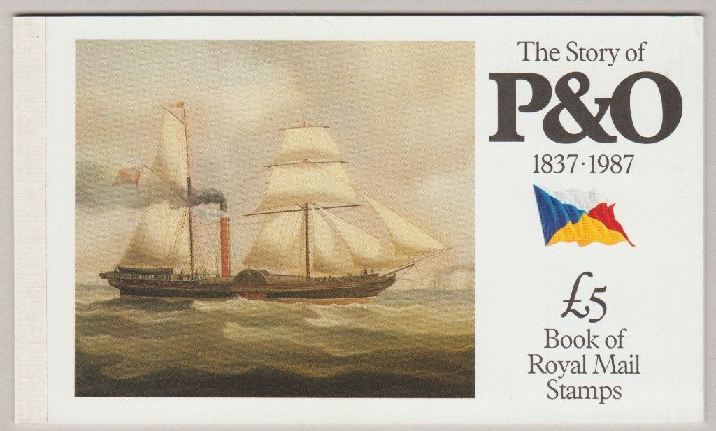 GB 1987 £5 Prestige Booklet SG DX8 The Story of P&O **, Verzenden, Postfris