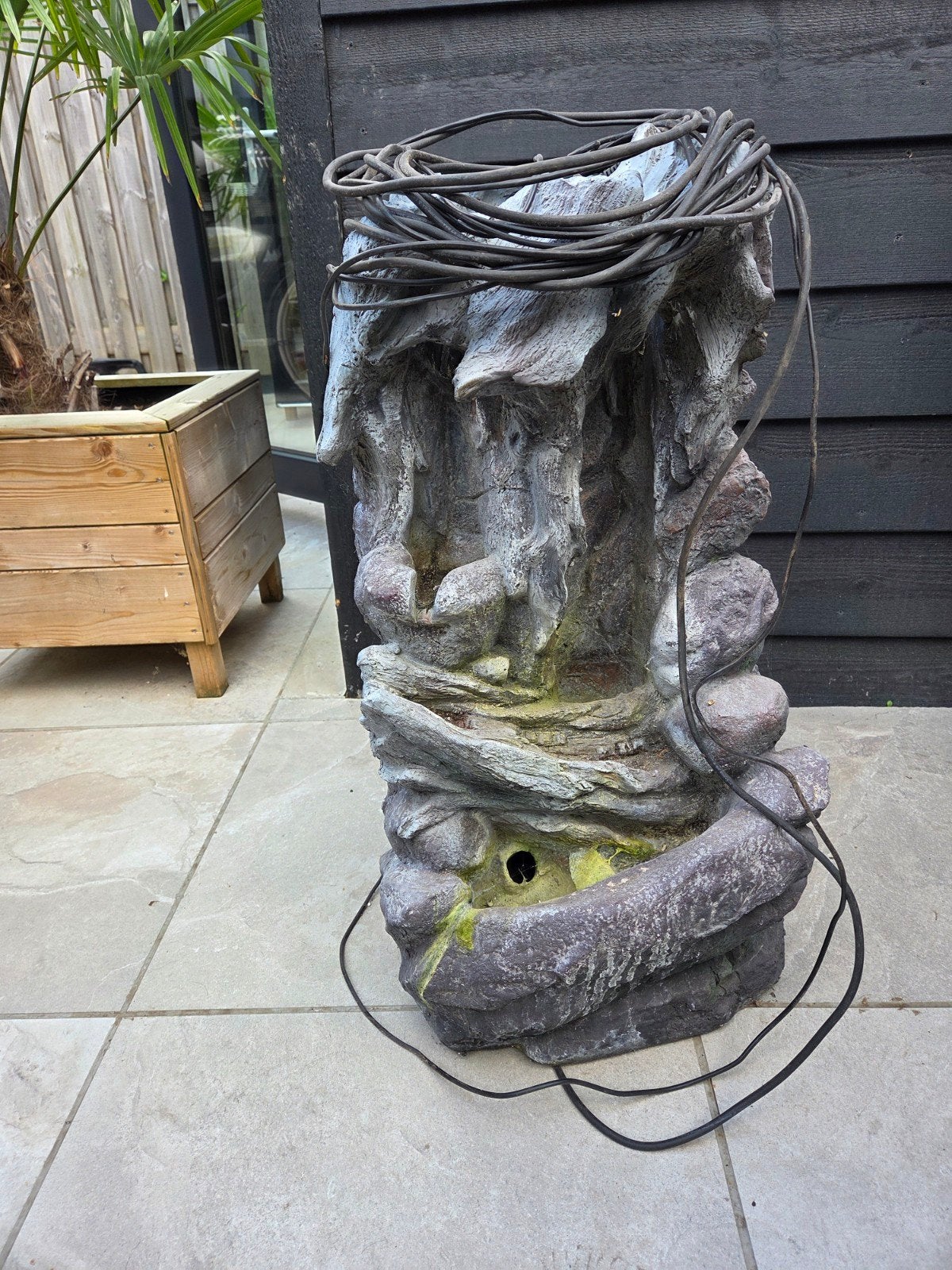 Mooi waterornament voor tuin of terras, Tuin en Terras, Ophalen, Gebruikt, Overige materialen, Waterornament