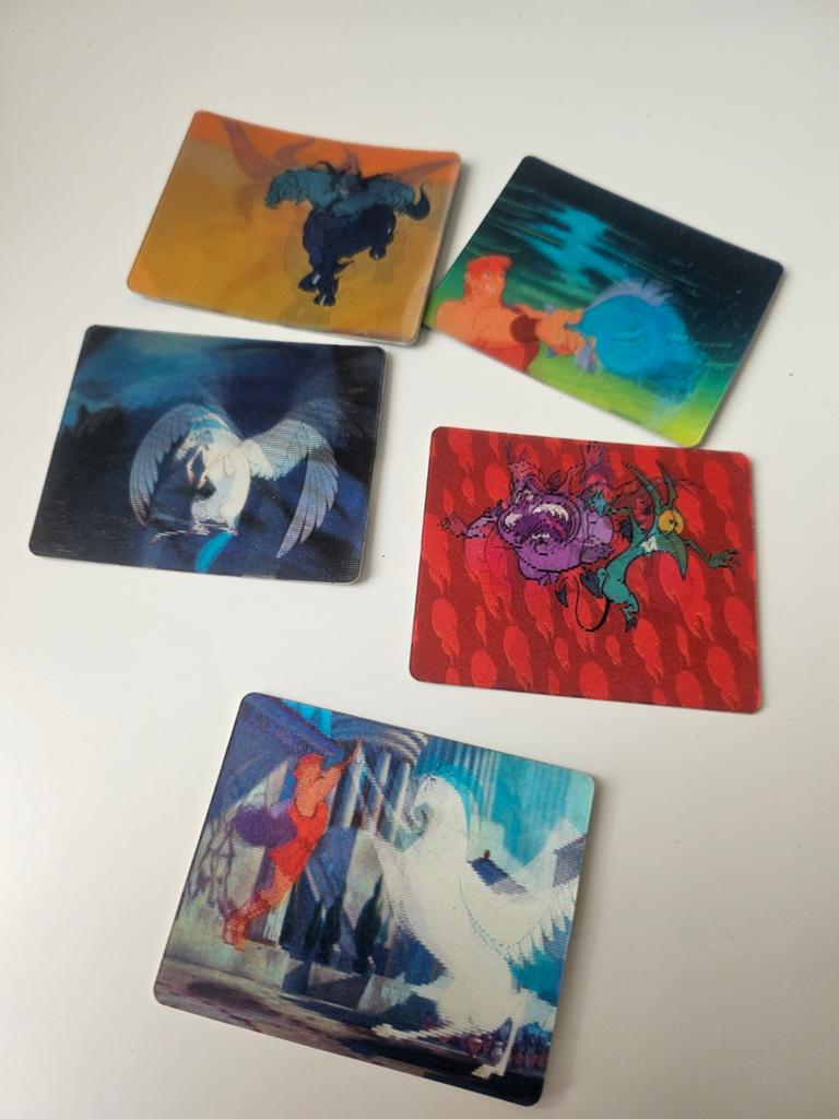 Disney lenticulair kaartje, holografisch kaartje - Set van 5, Ophalen of Verzenden, Gebruikt