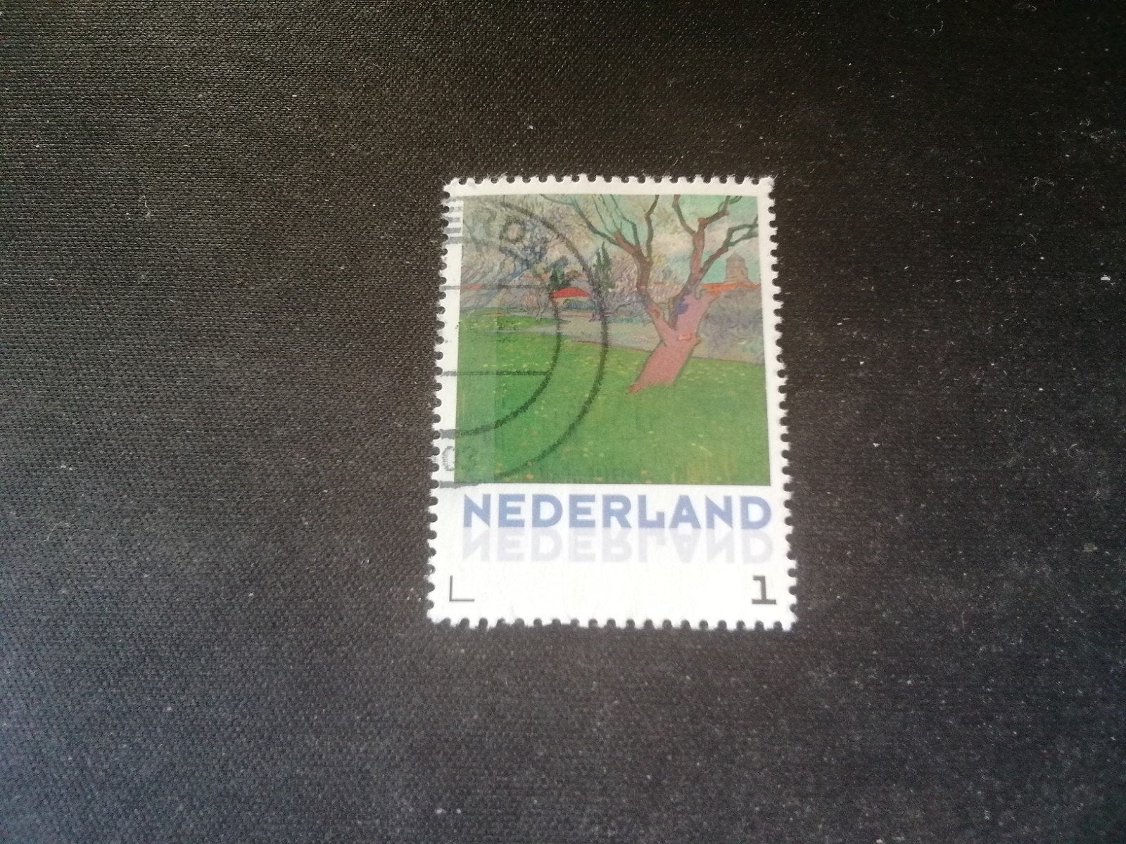 NEDERLAND PERSOONLIJKE POSTZEGEL VAN GOGH GESTEMPELD, Ophalen of Verzenden, Na 1940, Gestempeld