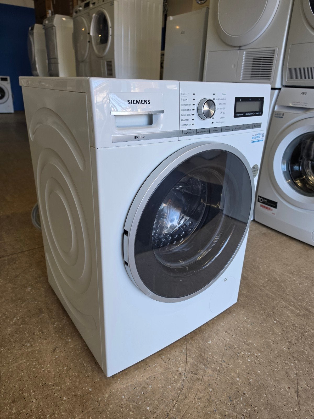 Siemens IQ 800 wasmachine | 9 kilo | A+++ | Gratis thuis 🚚✅, Witgoed en Apparatuur, Jirnsum, 8 tot 10 kg, Energieklasse A of zuiniger
