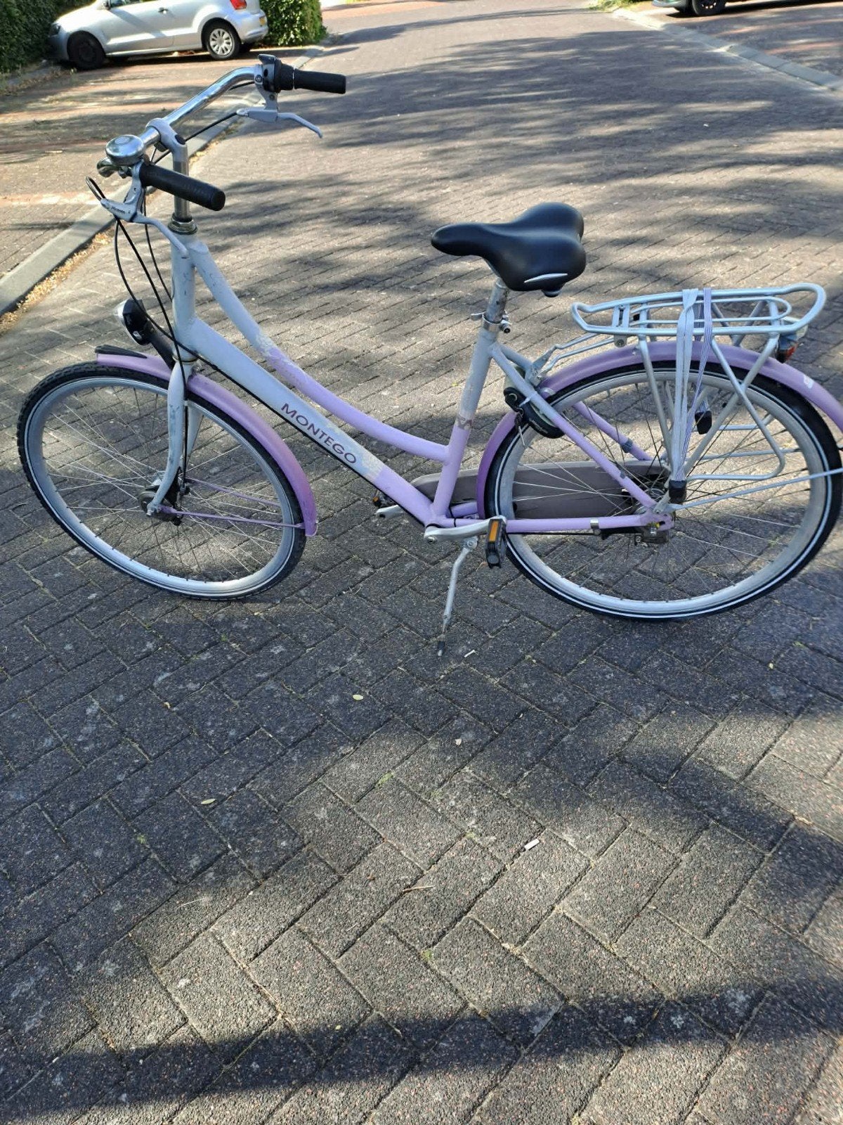 Goedfietsende gebruikte stevige 28 inch damesfiets., Gebruikt, Versnellingen, 56 cm of meer, Ophalen