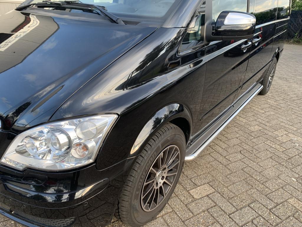 #AANBIEDING Sidebars met RVS Traanplaat Mercedes Vito W639, Auto diversen, Tuning en Styling