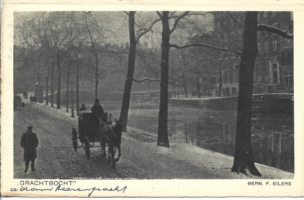 Amsterdam-12-Serie A-Heerengracht - Rijtuig - Bern F. Eilers, Ophalen of Verzenden, 1940 tot 1960, Gelopen, Noord-Holland