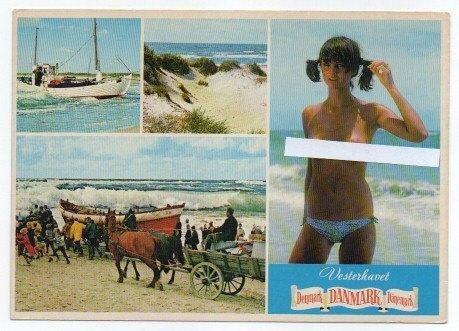 Denemarken Vesterhavet (jonge schone met ..., Ophalen, 1980 tot heden, Gelopen, Overig Europa