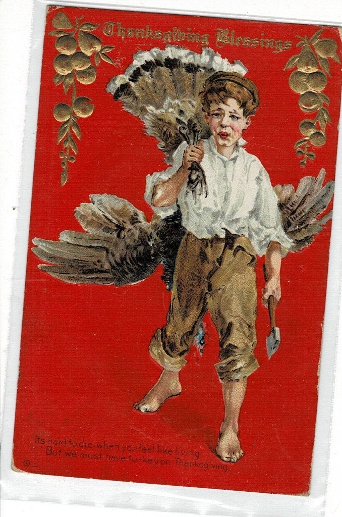 Thanksgiving, Verzamelen, Ophalen of Verzenden, Ongelopen, Feest(dag)