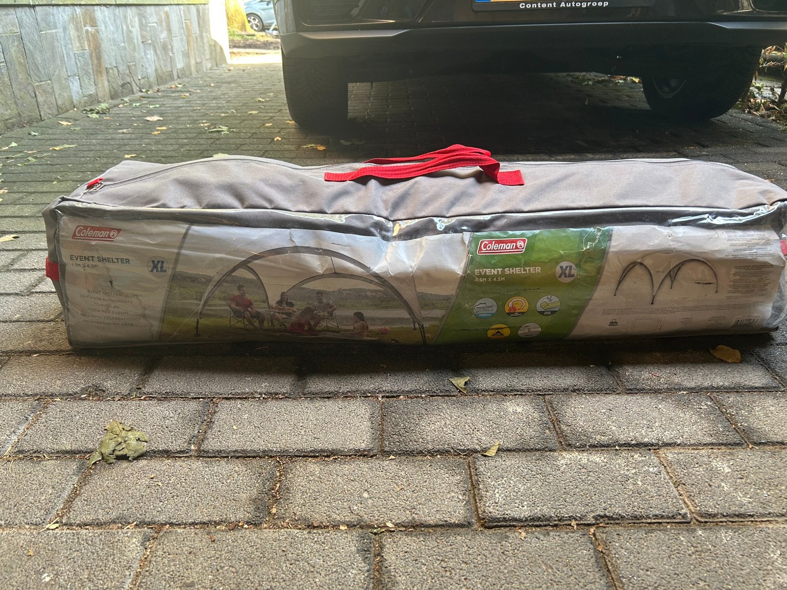 Coleman event shelter XL 4,5 x 4,5, Opvouwbaar, Partytent, Minder dan 2 meter, Zo goed als nieuw
