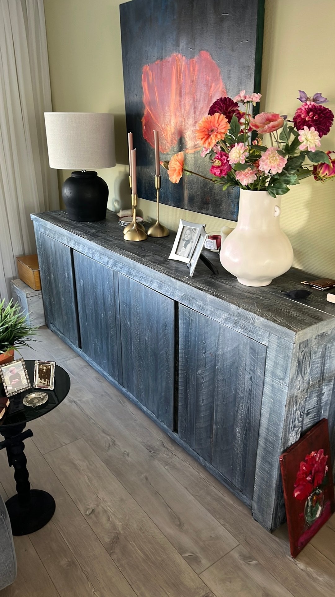 Stoer dressoir, Huis en Inrichting, Ophalen, Gebruikt, Leuk, 200 cm of meer