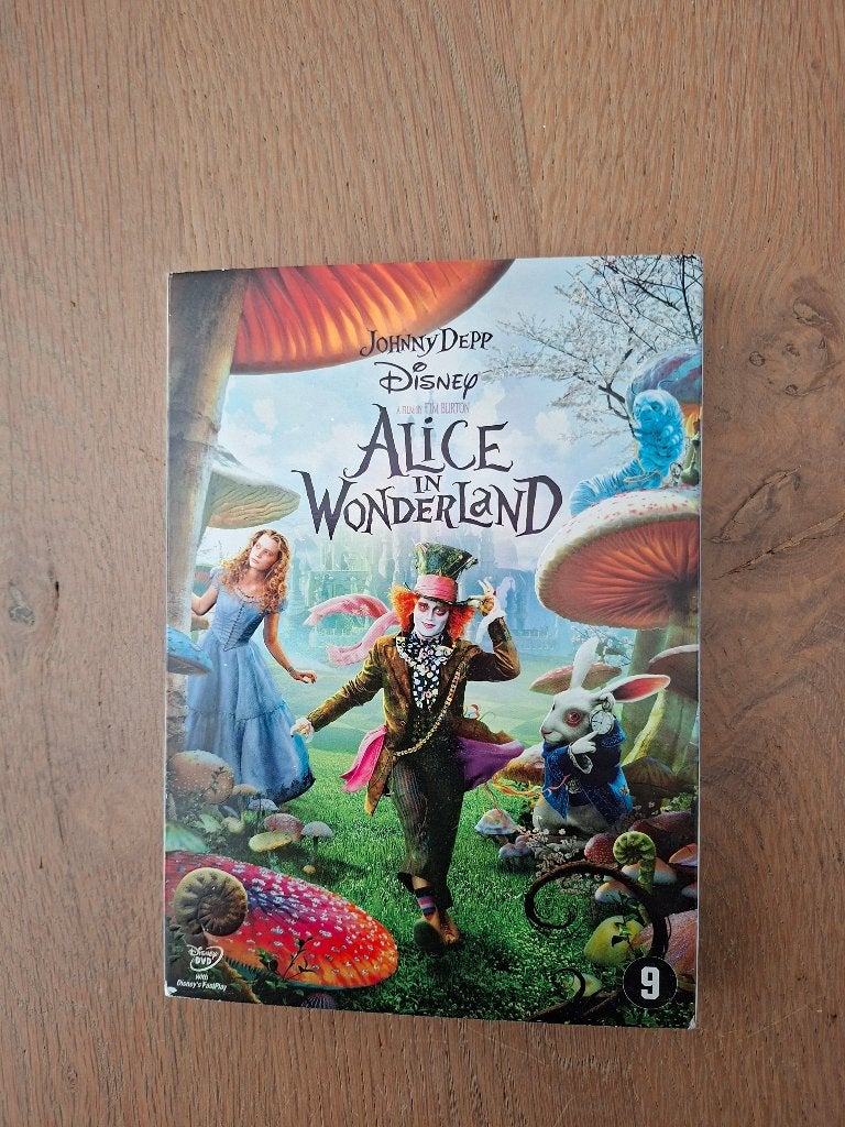 Alice in Wonderland (Disney, Johnny Depp) - DVD, Vanaf 9 jaar, Ophalen of Verzenden, Zo goed als nieuw, Science Fiction en Fantasy