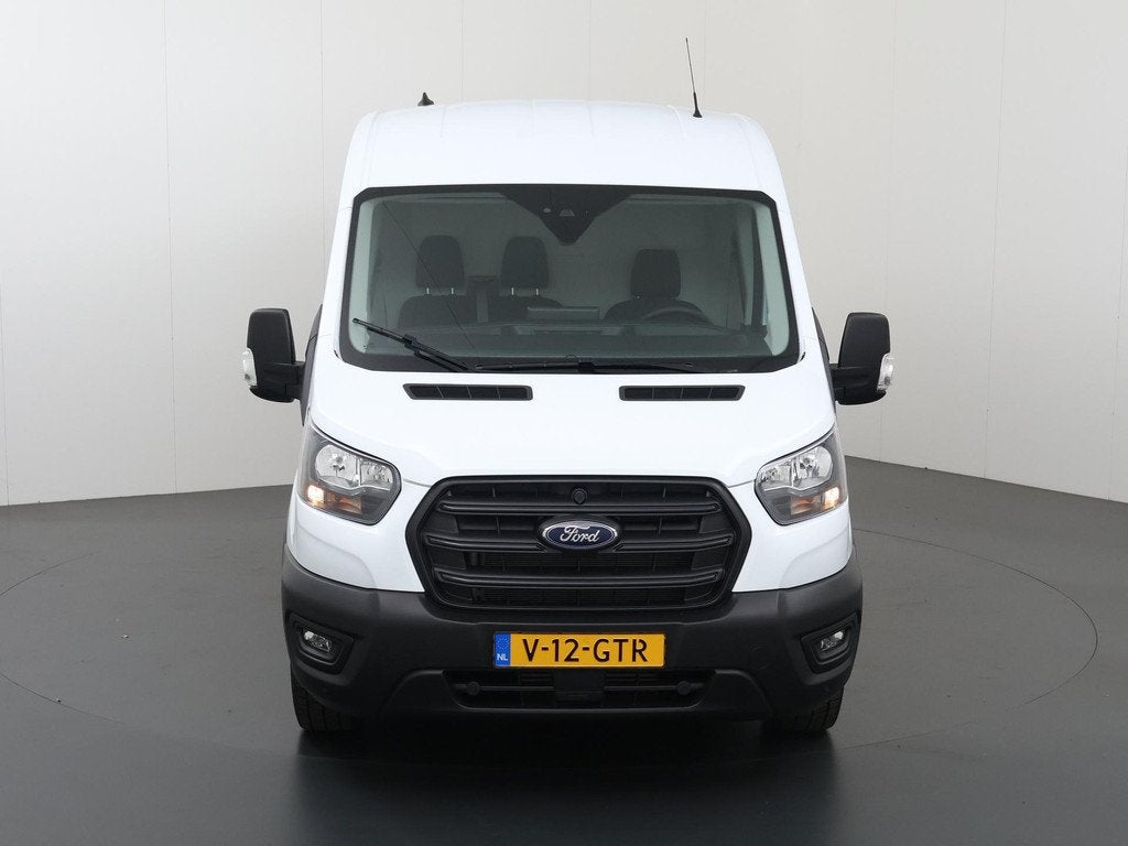 Ford Transit 350 | 2.0 TDCI | L3 H2 | Trend | TREKHAAK 2500K, Auto's, Bestelauto's, 4 cilinders, 129 pk, 2500 kg, Wit