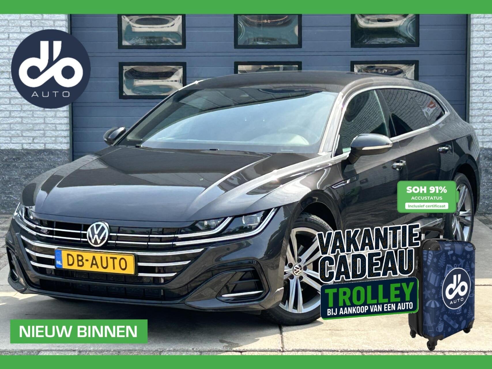 Volkswagen Arteon Shooting Brake 1.4 TSI eHybrid R-Line Busi, Auto's, Arteon, Gebruikt, Zwart, Hybride Elektrisch/Benzine