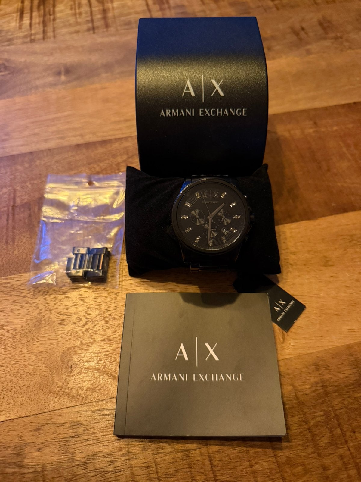 Armani Exchange horloge, Sieraden, Tassen en Uiterlijk, Overige merken, Staal, Staal, Polshorloge