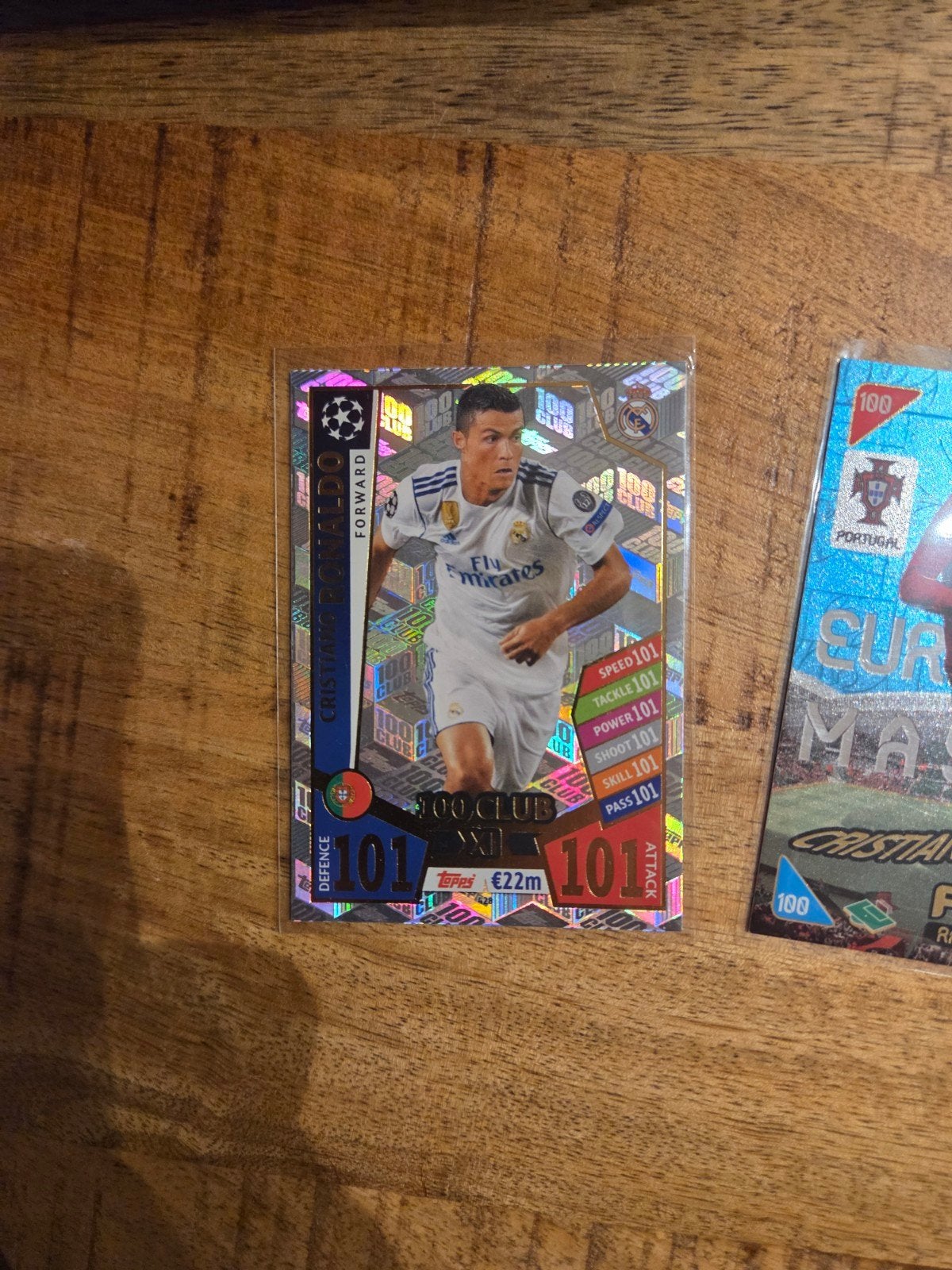 Mooie ronaldo kaart, Verzamelen, Sportartikelen en Voetbal, Ophalen of Verzenden, Zo goed als nieuw