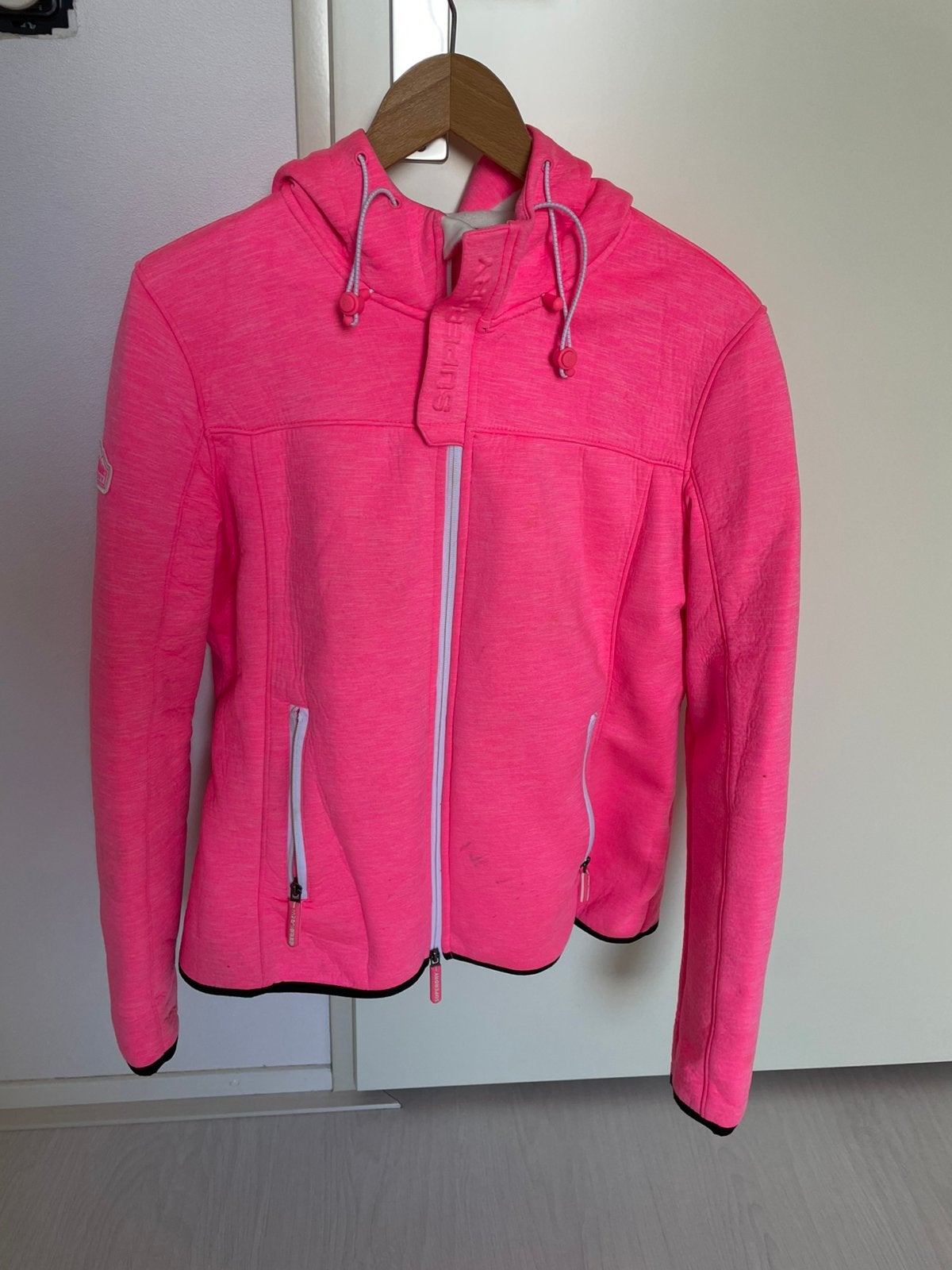 Superdry vest, roze, maat XL, Ophalen of Verzenden, Zo goed als nieuw, Maat 46/48 (XL) of groter, Roze