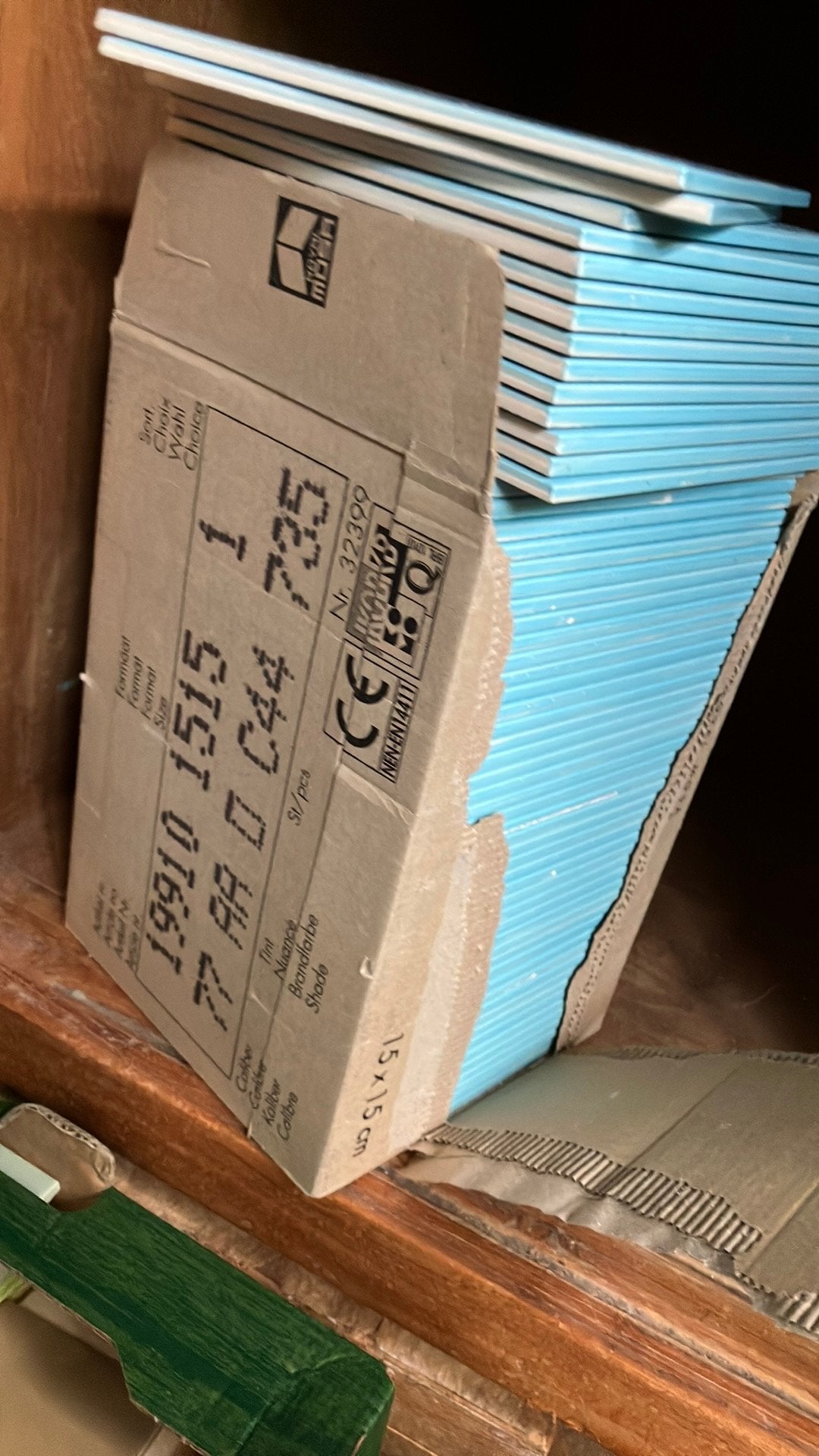 Mosa tegels 15 x 15, Overige materialen, Zo goed als nieuw, Minder dan 5 m², Ophalen