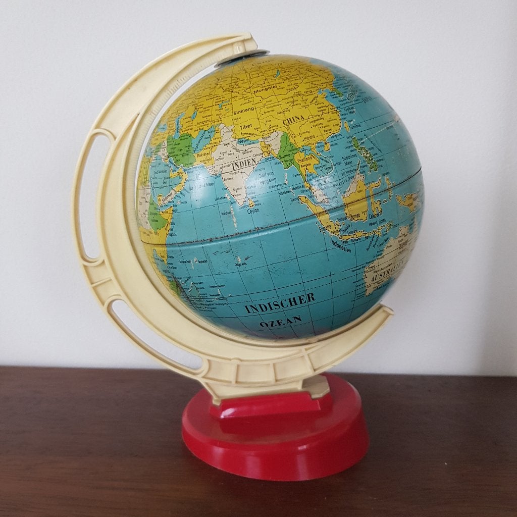 Kleine globe, jaren 60, Antiek en Kunst, Ophalen of Verzenden