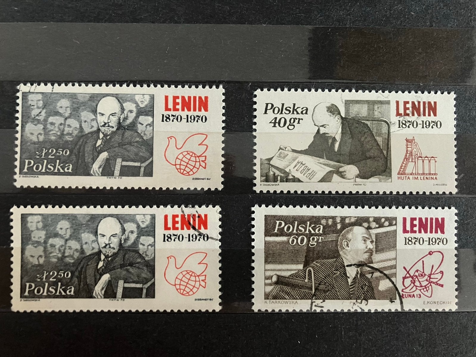 Polen Lenin 1870-1970, Postzegels en Munten, Ophalen of Verzenden, Gestempeld