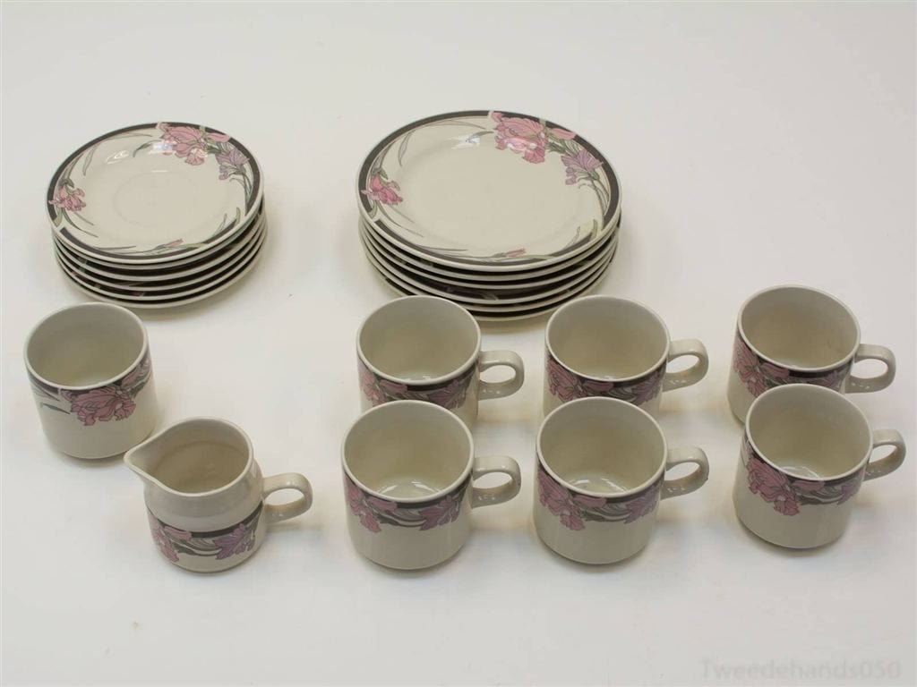 Kun Lun thee/koffie servies 93697, Gebruikt, Ophalen of Verzenden, Bord(en), Overige stijlen