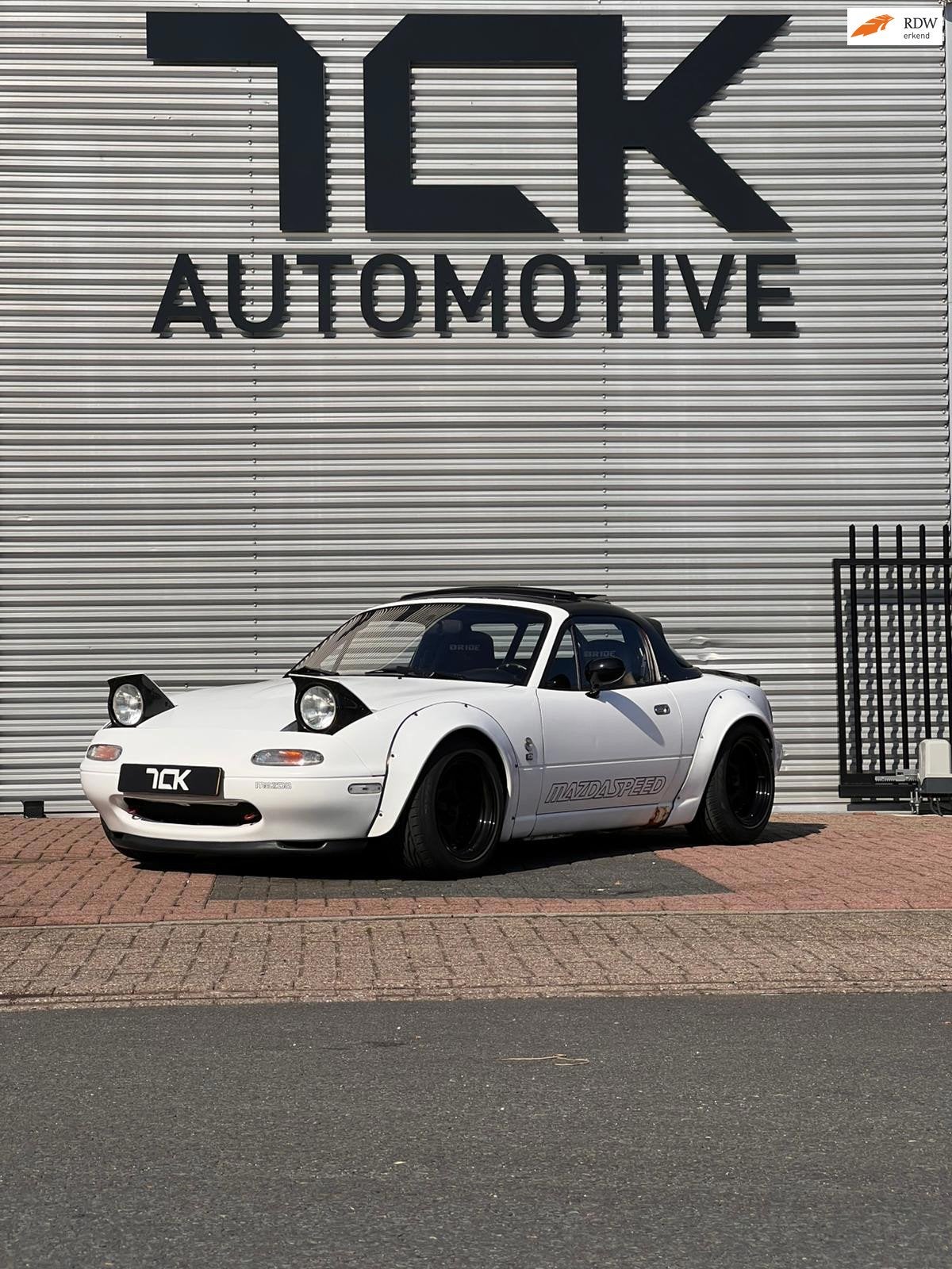 Mazda MX-5 1.6i | APK 4-27 | Hardtop | Widebody, Auto's, Mazda, Euro 2, Achterwielaandrijving, 4 cilinders, Wit