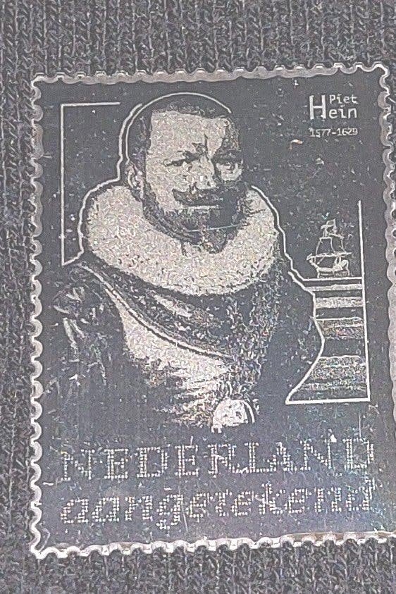 Zilveren postzegel. NL. Postfris. Nr.2878. Piet Hein 2011., Postzegels en Munten, Postzegels | Nederland, Ophalen of Verzenden