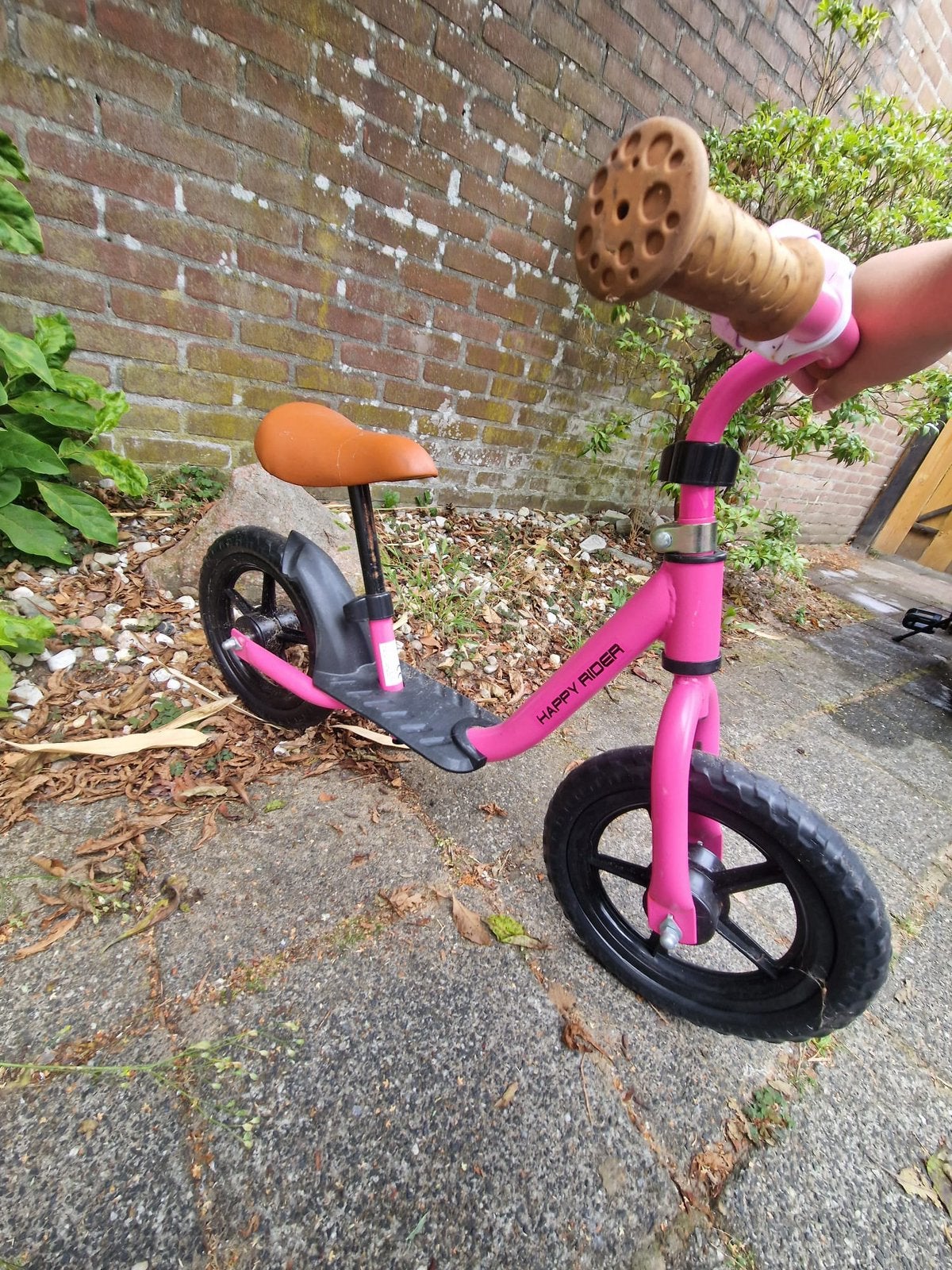 Roze loopfietsje, Ophalen, Zo goed als nieuw, Loopfiets