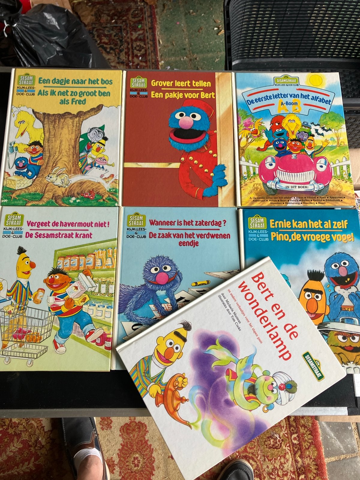 Sesamstraat Boeken Collectie - 7 Hardcover Kinderboeken, Boeken, Ophalen of Verzenden, Gelezen, Fictie algemeen