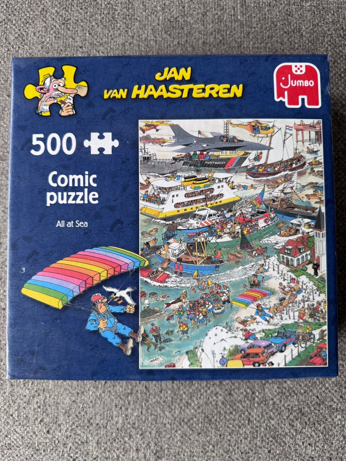 Jan van Haasteren puzzel, Ophalen of Verzenden, 500 t/m 1500 stukjes, Zo goed als nieuw, Legpuzzel