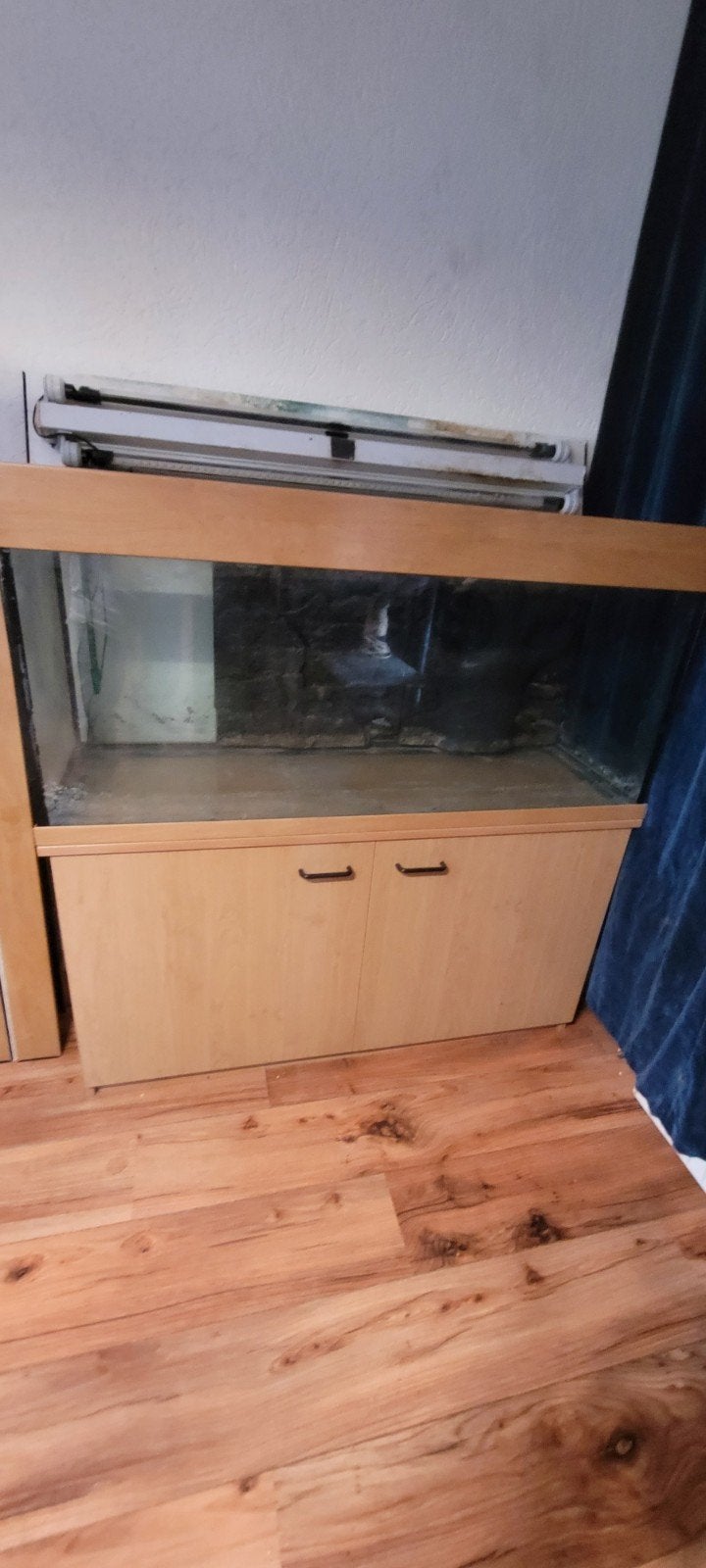 aquarium met led in goede staat! ALLES ERBIJ.., Ophalen, Verwarming, Gebruikt, Leeg aquarium
